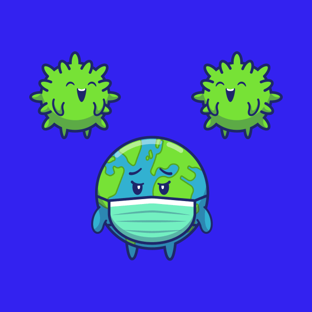 World Scare Corona Virus Cartoon (2) by Catalyst Labs