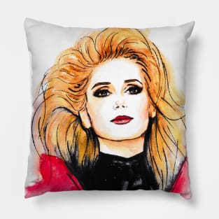 Catherine Deneuve Pillow