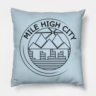 Mile High City Pillow