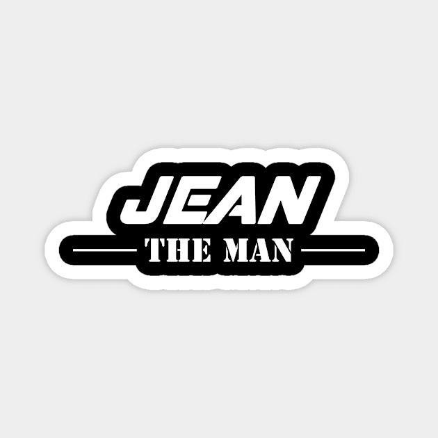 Jean The Man | Team Jean | Jean Surname Magnet by Carbon