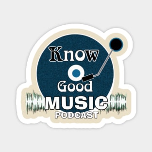 Know Good Music Podcast Blue Speckle Magnet