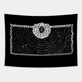 Dutch Arts & Crafts Spider and Web Tapestry