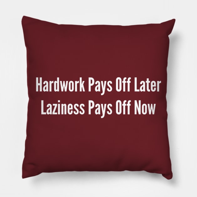 laziness Pillow by ilovemyshirt