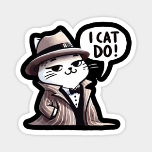 I Cat Do Suit Cat Magnet