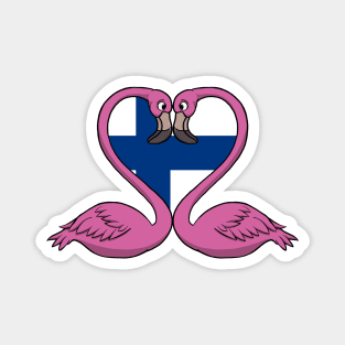 Flamingo Finland Magnet