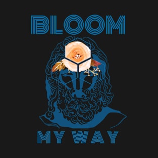 Bloom My Way Out of the Dark French Blue T-Shirt