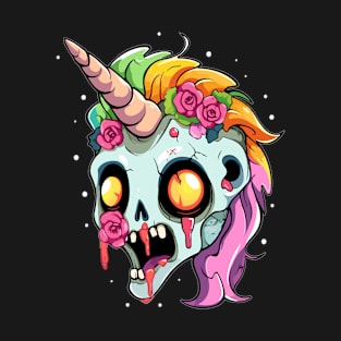 Halloween Zombie Unicorn Costume Halloween Unicorn T-Shirt