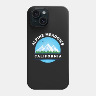 Alpine Meadows Ski Snowboard Mountain California Yosemite - Travel Phone Case