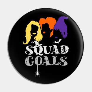 Sanderson Sisters Squad Cute T-Shirt Funny Hocus Pocus Halloween Graphic Tee Top Shirts for Women Pin