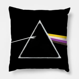 Pink Floyd Nonbinary Pride T-Shirt Pillow