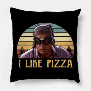 I Like Pizza Vintage Multiplicity Pillow