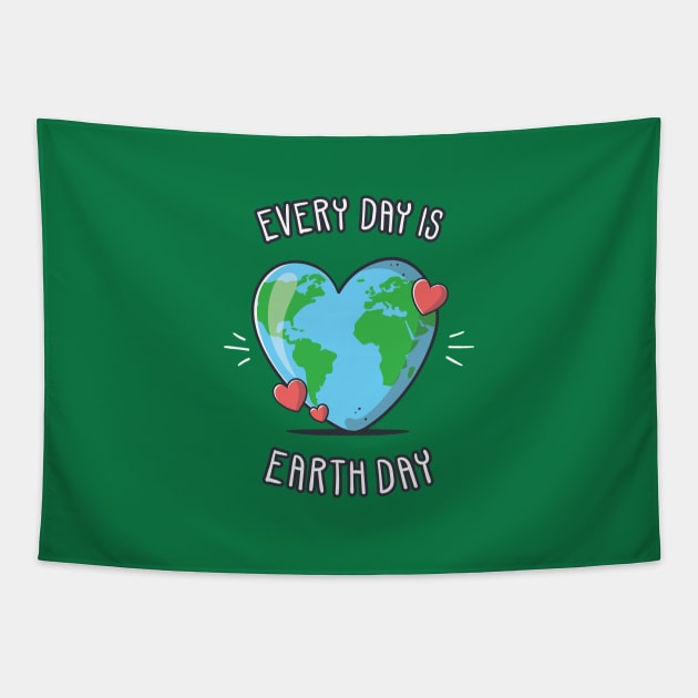 Every Day is Earth Day Tapestry by zoljo