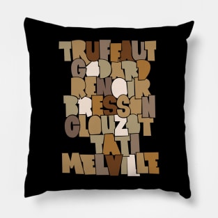 French Cult Movie Directors - nouvelle vague Pillow