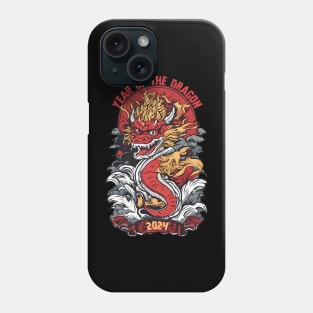 Dragon's Reign - Power and Prosperity in 2024 Phone Case