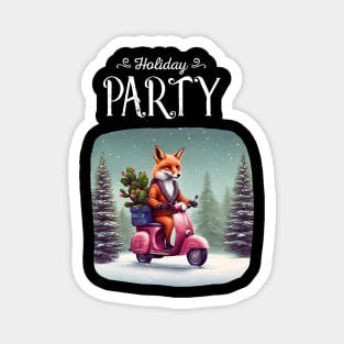 Fox's pink scooter Magnet