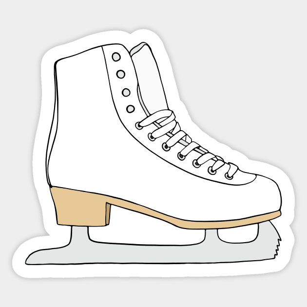 Ice Skates - Ice Skate - Sticker