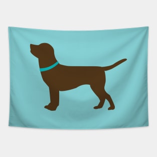 Chocolate labrador retriever Tapestry