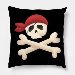 Skull and crossbones Pillow