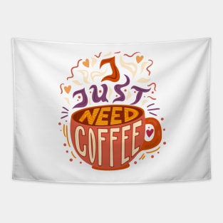 Coffee Give Me Power Tapestry