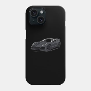 Corvette ZR1 (Black) Phone Case