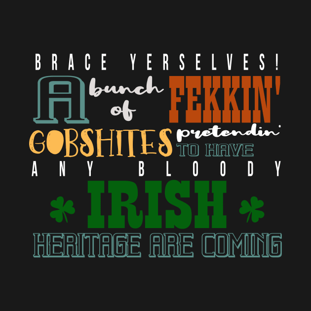 St Patrick's Day Funny Irish Curse Words Insults Slang Humor by TellingTales