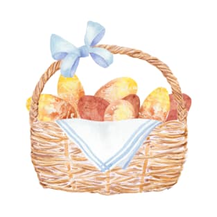 Easter Basket with Vintage Style Eggs T-Shirt