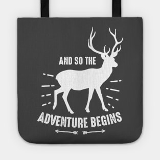 Adventure Begins T-shitrt Tote