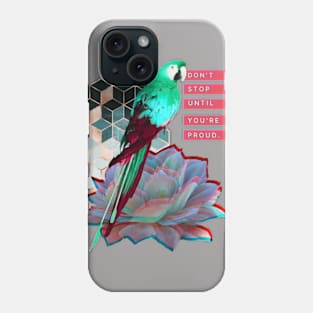 Wise parrot Phone Case