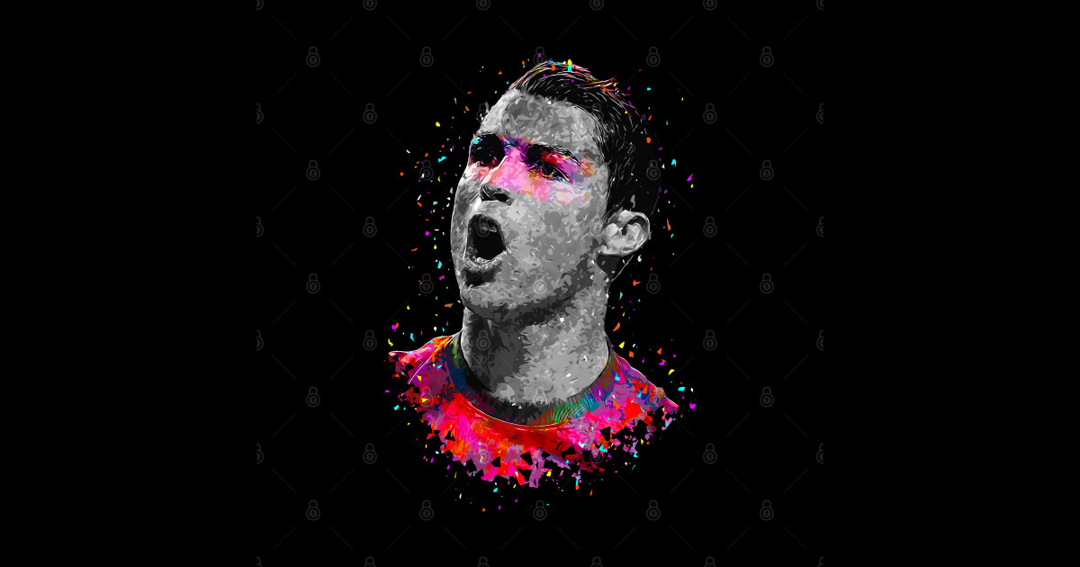 CR7 pop art - Cristiano Ronaldo - Sticker | TeePublic