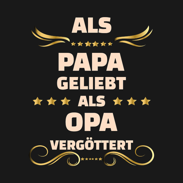 Papa Opa Großvater Kinder Enkel Design by SpruchBastler