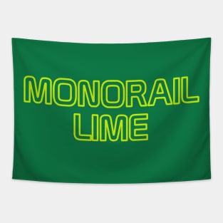 Monorail Lime Tapestry