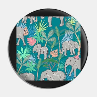 Elephant jungle Pin