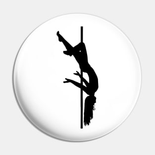 Pole Dancing Design Pin