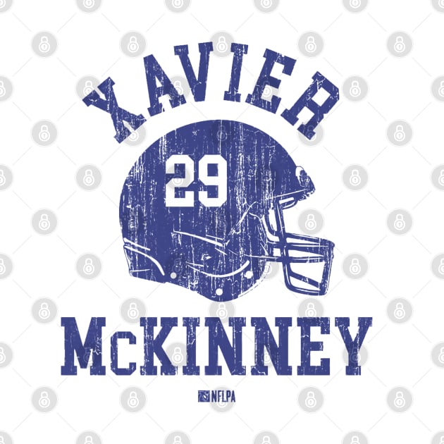 Xavier McKinney New York G Helmet Font by TodosRigatSot