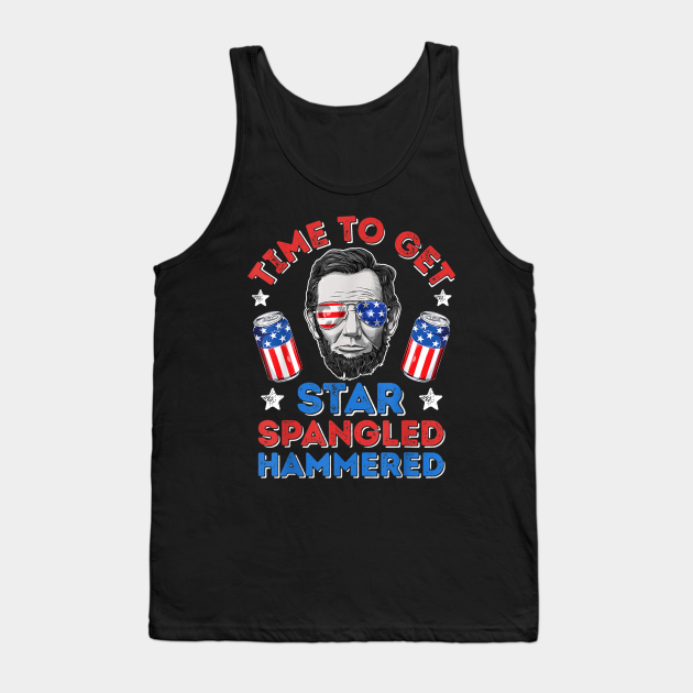 Time To Get Star Spangled Hammered Tank Top