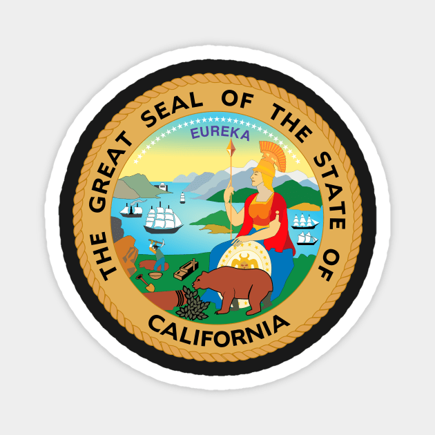 California Coat of Arms Magnet by Aleksander37