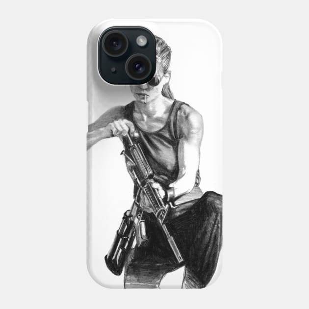 Sarah Connor Phone Case by KregFranco