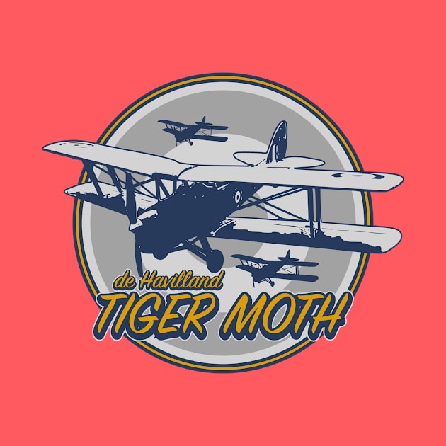 de Havilland Tiger Moth by Tailgunnerstudios