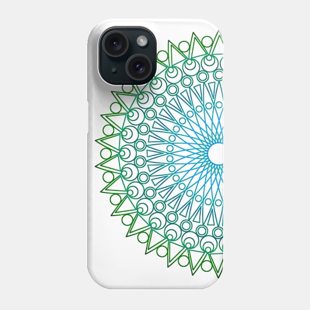 Green mandala Phone Case by hedehede