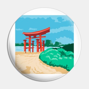 Torii Japanese Gate WPA Pin