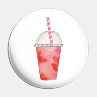 Strawberry milkshake Pin