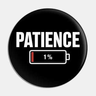 Battery Patience Work Stress Level Pin