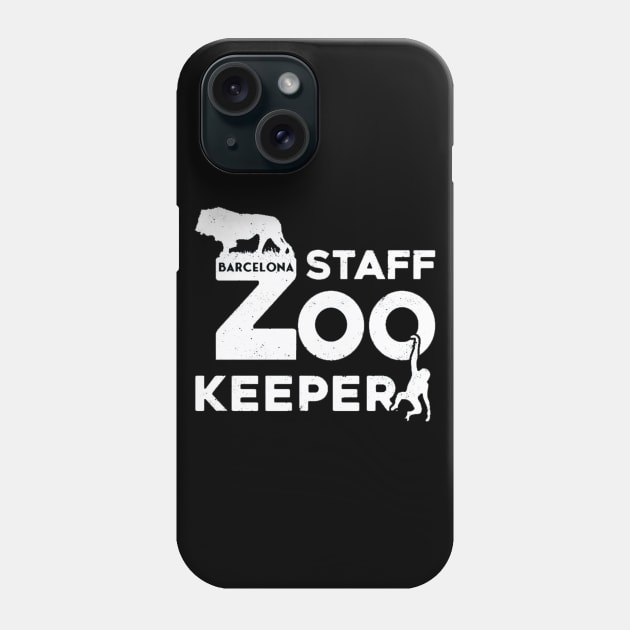 barcelona staff zoo keeper Phone Case by DerrickDesigner