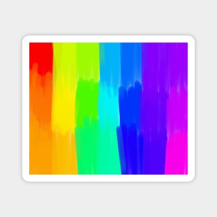 Rainbow pattern Magnet