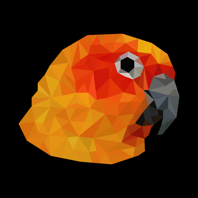 Parrot Polygon Birds by QQdesigns