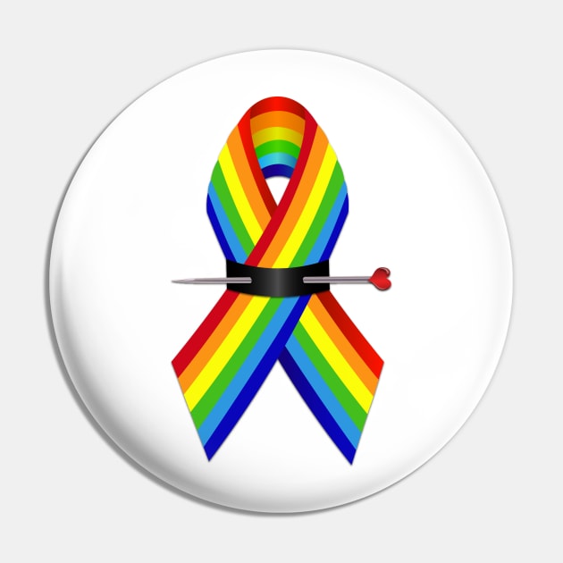 Orlando Ribbon Project Pin by DellaMorteArts