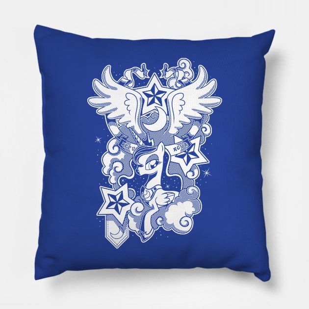 The New Lunar Republic Pillow by GillesBone