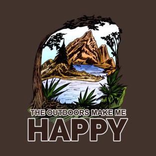 The Outdoors Make Me Happy T-Shirt