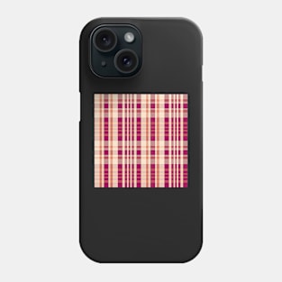 Summer Aesthetic Sorcha 2 Hand Drawn Textured Plaid Pattern Phone Case