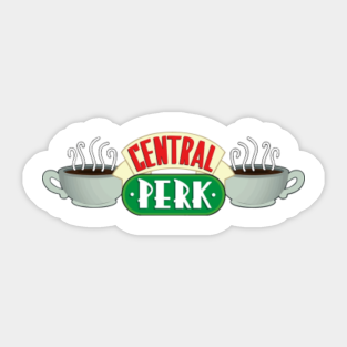Central Perk Stickers Teepublic